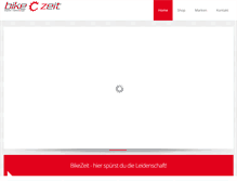 Tablet Screenshot of bikezeit.at